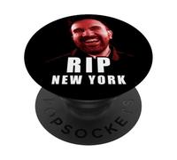 RIP New York - Zohran Mamdani Funny Graphic PopSockets PopGrip Adesivo