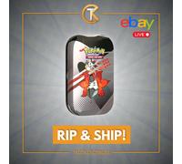 [RIP & SHIP LIVE] Pokemon Luce Nera Fuoco Bianco 1 Mini Tin 2x Pack Italiano
