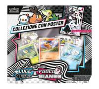 RIP&SHIP Pokémon Luce Nera e Fuoco Bianco Collezione con Poster ITA Sealed ✅