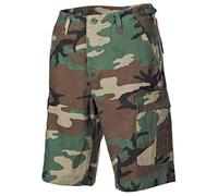 Rip Stop, pantaloni corti con tasconi., 100% cotone, Woodland-Stonewashed, Large