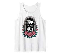 RIP to My 40's, Funny 50th Birthday 50 Years Old Canotta