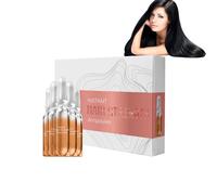 Ripara fiale per capelli danneggiati e secchi, siero intensivo con cheratina + pro-vitamina B5 per ridurre la rottura e le doppie punte, formula vegana senza solfati (1 scatola)