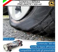 RIPARA GOMME AUTO GONFIA E RIPARA PNEUMATICO PER FIAT PANDA PANDINA DA 300ml