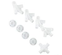 Ripara il tuo gazebo con questo set completo di 9 connettori accessori facili da usare