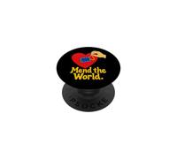 Riparare il mondo cucito cuore mano rammendo PopSockets PopGrip Adesivo