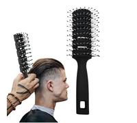 Riparato a pelo rotondo, spazzola per capelli ceramici e tecnologia ion la spazzola per capelli ricci di tok tik, la spazzola di styling per districare, pettinare, modellare e definire