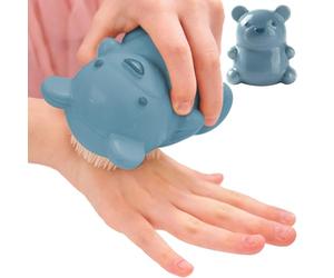 Riparato da unghie | PULIZIONI BUSCHE PULIZIONI | setole delicate | Picntola di orso, ABS e PE, 8,2x7,4 cm, morbidi ed ergonomici, ideali per i bambini, delicata pulizia di