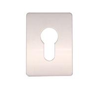 Riparazione Bocchetta Chiave Foro Piastra Di Copertura Euro Profilo Autoadesivo Fix Acciaio Inox Satinato 65 x 47mm