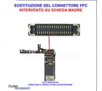 Riparazione Cambio Sostituzione Connettore FPC TOUCH Scheda Madre Ipad 1 2 3