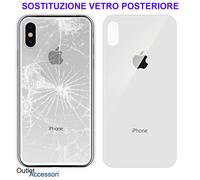 Riparazione Cambio Sostituzione Scocca Vetro Posteriore per Apple Iphone XS MAX