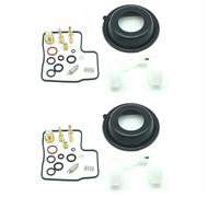 Riparazione Carburatore Kit Di Riparazione E Revisione Carburatori Per Moto Per H&onda VF700C A/AC Magna 1984 1985 1986 Galleggiante Carburatore Diaframma Parti Kit Riparazione(Insieme 3)