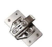 Riparazione cerniere for mobili con viti, piastre di montaggio fisse for cerniere in acciaio inossidabile, riparazione cerniere for mobili, armadi e finestre(20PCS Mixed Plate)