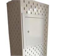 riparazione del telaio in alluminio, Pannello di accesso in metallo bianco con serratura, diverse dimensioni for impianti idraulici ed elettrici, pareti e soffitti(50x90cm/20x36in)