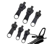 Riparazione Del Tirante Della Cerniera,6 Pezzi Di Forniture Per Il Cucito E L Artigianato | Cursore Per La Sostituzione Istantanea Delle Cerniere | Per Arti E Mestieri Cappotti Bagagli Borse Zaini Ten