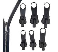 Riparazione Del Tirante Della Cerniera | 6 Pezzi Materiali Per Cucito E gianato Rimovibili E Riutilizzabili - Kit Di Riparazione Cursore Zip Istantaneo,per e Mestieri Giacca Valigie Borse Zaini e Tend