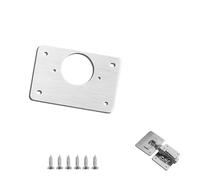 riparazione della cerniera, Piastra di riparazione cerniera in acciaio inox 90x50mm con viti confezione da 1/2/4/10(1pc a)