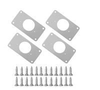 riparazione della cerniera, Piastra di riparazione for cerniera in acciaio inossidabile/ferro 90x50mm 1/2/4/10 pezzi(4pc B)