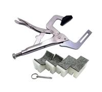 Riparazione Della Chitarra Kit Strumento Per Inserire Tasti Pressa Portatile Per Tastiera Con 9 Inserti Per Raggio Liutaio Per Chitarra Che Effettua Set Di Riparazione Supporto Per Manico A Leva (Col