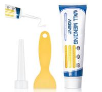 Riparazione della parete del parto, kit di riparazione della patch murale, spackle multiuso con raschietto, kit patch secchi a lungo duratura per pareti, porte interne