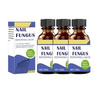 Riparazione delle unghie liquido Potente trattamento delle unghie per dieci unghie danneggiate, sbiancate e fragili Normalizza spessore liscio e idrato per dieci unghie 30ml (3Pcs)