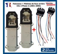 Kit Riparazione Connessione Scheda Fascio + Porta Luci Fanale Posteriore Clio 2