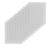 Riparazione per danni alla plastica, 10 pezzi, 15 x 20 cm, per auto, paraurti, cappucci e prese d'aria, rete metallica resistente