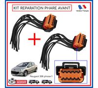 Spina Jack per La Riparazione Della Fari Faro Anteriore per Peugeot 308 Phase 1