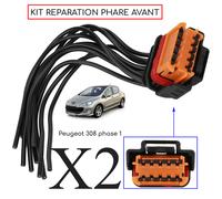 Riparazione Presa Fascio Fuso Connettore Fari Anteriori Previsto Per 308 Fase 1