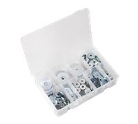 Sealey AB059RW Riparazione Rondella Assortimento 240pc M5-M10 Metrico Zincato