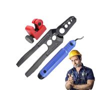 Riparazione Tubi Di Rame 6 Fori, Rotondo Tubo Manuale Foro 3 Pezzi Manuali Rounder Cutter Strumenti Mano, Crivendo Per Giovani, Vecchio, Professionalità