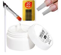 Riparazione Unghie Abissate | Link Adesivo per Unghie | Rinforzo Protezione Lunga Durata 15Ml Cura Casa Manicure