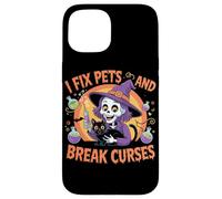 Riparo gli animali domestici e rompo le maledizioni - Divertente Halloween veterinario per Pet Love Custodia per iPhone 15