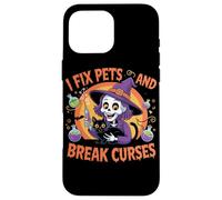 Riparo gli animali domestici e rompo le maledizioni - Divertente Halloween veterinario per Pet Love Custodia per iPhone 16 Pro Max