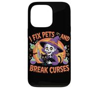 Riparo gli animali domestici e rompo le maledizioni - Divertente Halloween veterinario per Pet Love Custodia per iPhone 13 Pro