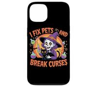 Riparo gli animali domestici e rompo le maledizioni - Divertente Halloween veterinario per Pet Love Custodia per iPhone 13