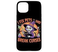 Riparo gli animali domestici e rompo le maledizioni - Divertente Halloween veterinario per Pet Love Custodia per iPhone 15 Plus