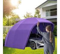 Riparo per auto retrattile semi-automatico, resistente, tenda antipioggia completamente chiusa per parcheggio, cortile, protezione da giardino