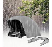 Riparo portatile per auto, con telaio in acciaio inox, protezione per tutte le condizioni atmosferiche, per veicoli, barche, moto e attrezzi da giardino