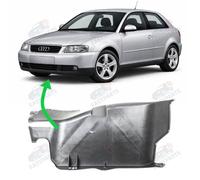 Riparo Sotto Motore Inferiore Parte Laterale Per Audi A3 1996 - 2003 Destro