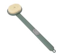 Ripassa a Spazzolatura a Secco, Pennello a Manico a Manico Lungo per Doccia Pennello per la Doccia per Corpo Manico Lungo la Spazzola Morbida Setola Morbida Pulsella Rimovibile Pespa per Bagno per