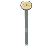 Ripassa a Spazzolatura a Secco, Pennello per la Doccia per Corpo a Manico Lungo la Spazzola per Scrub per Doccia Pulsante Setola Morbida Pannello Rimovibile per la Spazzola Bagno per Bagno per