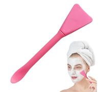 Ripasso a doppia testa - spatola flessibile per la cura della pelle per maschera di argilla | Strumento di applicatore riutilizzabile per la copertura del viso, strumento di bellezza in silicone morbi