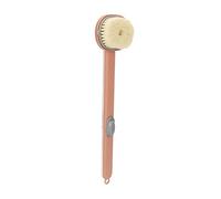 Ripasso Bagno a Manico Lungo con Distributore di Gel con Testa e Doccia Rimovibile, Scrubber per il Corpo in Plastica Impermeabile per la Doccia in Grigio (GRAY) (Roseo)