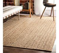 Ripaz Vogue - Tappeto rettangolare intrecciato a mano in iuta naturale, fatto a mano, decorazione per la casa (60 x 300 cm)