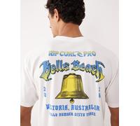 Ripcurl - Bells Pro - T-shirt bianca con stampa-Bianco XS