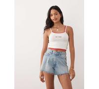 Ripcurl - Canottiera da mare corta a strati bianca-Bianco M