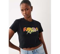 Ripcurl X Farm Rio - T-shirt mini nera-Nero XS