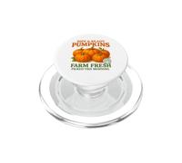 Ripe and Ready Pumpkins Retro Farmer Market Fall Pumpkin Fun PopSockets PopGrip per MagSafe