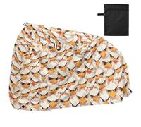 Ripetere Bianco Giallo Cartoon Bird Impermeabile Outdoor Bike Cover con Fori di Blocco Resistente ai raggi UV Indoor Outdoor Storage Road Bike Cover Adatto per la maggior parte accessori para Bici