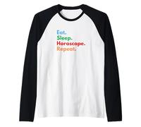 Ripetere loroscopo del Sonno per Gli oroscopi & Amanti dellastrologia Maglia con Maniche Raglan